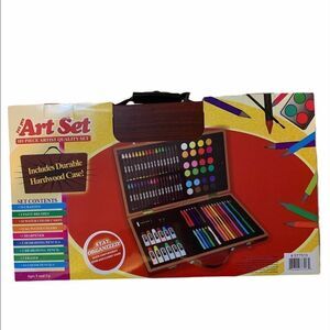 Style Asia 101 Piece Art Set With Hardwood Case